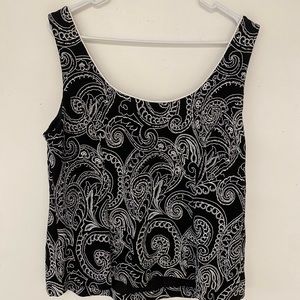 Alex Evenings dressy sleeveless top size 1X